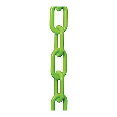 Nmc Plastic Chain, 2"x100Ft, Green PC2G100